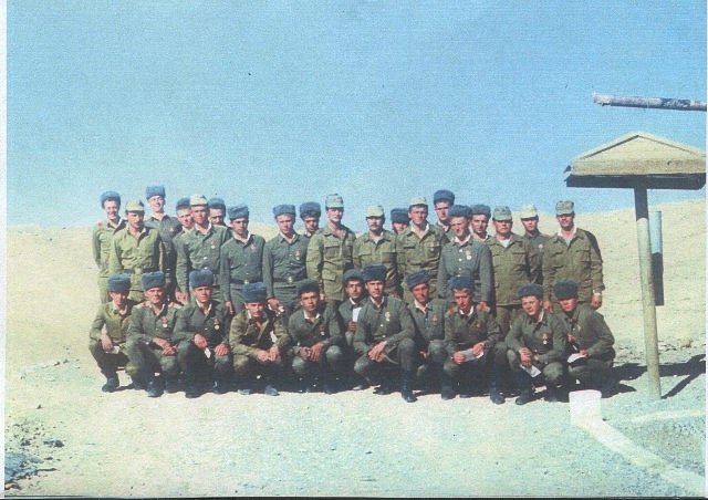 Platoon awarded 70th Soviet Army Anniversary Medals
