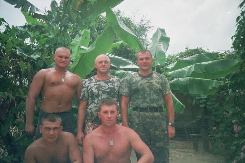Ukrainian peacekeeper in tropics 