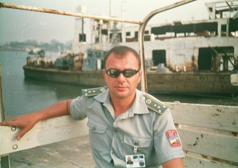 Ukrainian peacekeeper officer 