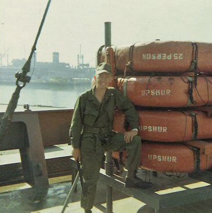 (TF158) USS Upshur Foley On Deck Life Rafts