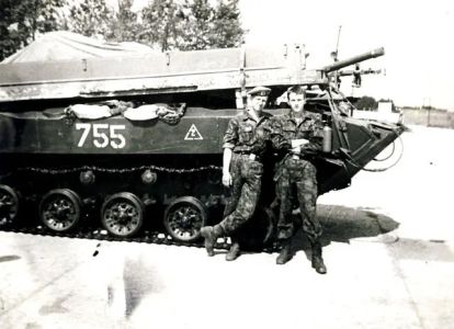 Soviet paras with a BMD1