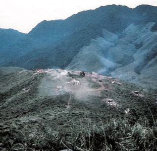 Chinook Landing Smoke Popped Hillside Firebase