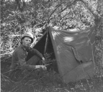 (TF137) Ft Hood Bivouac Alan Allen M-14 Their Tent